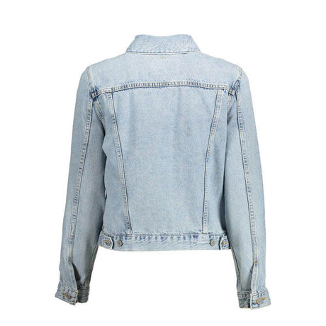 Levi's Light Blue Cotton Women Jacket - Hilstor