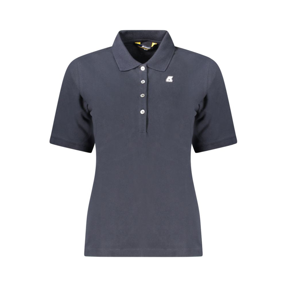 K-WAY blå bomulds poloshirt til kvinder