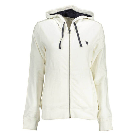 U.S. POLO ASSN. White Cotton Women Sweater - Hilstor
