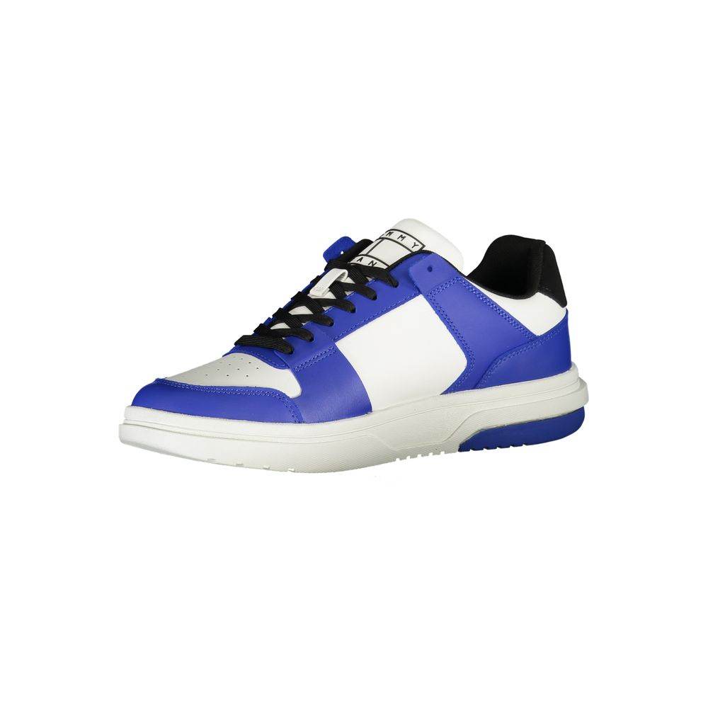 Tommy Hilfiger Blue Polyethylene Men Sneaker - Hilstor