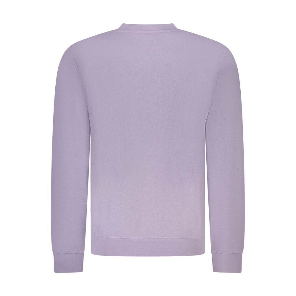 Hugo Boss Purple Cotton Men Sweater - Hilstor
