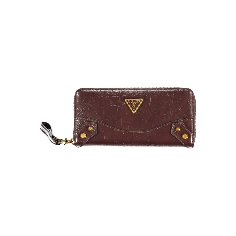 Guess Jeans Brun Polyethylen Dame tegnebog