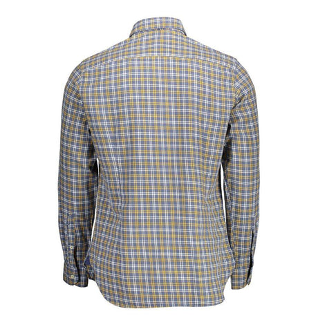 U.S. POLO ASSN. Blue Cotton Men Shirt - Hilstor