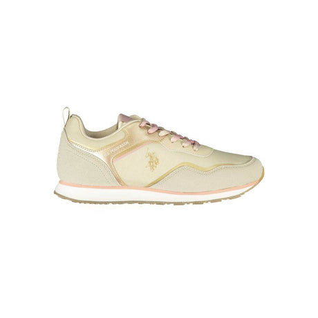 U.S. POLO ASSN. Beige Polyester Sneaker - Hilstor