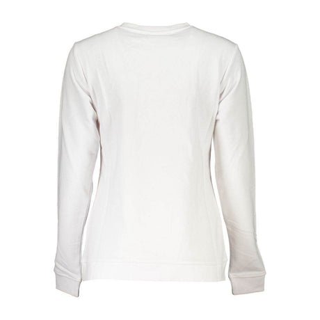Cavalli Class White Cotton Women Sweater - Hilstor