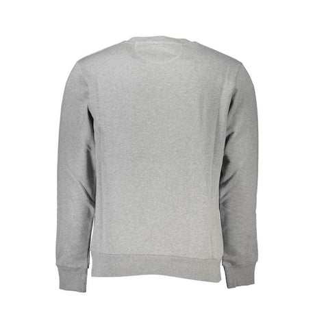 La Martina Gray Cotton Men Sweatshirt - Hilstor