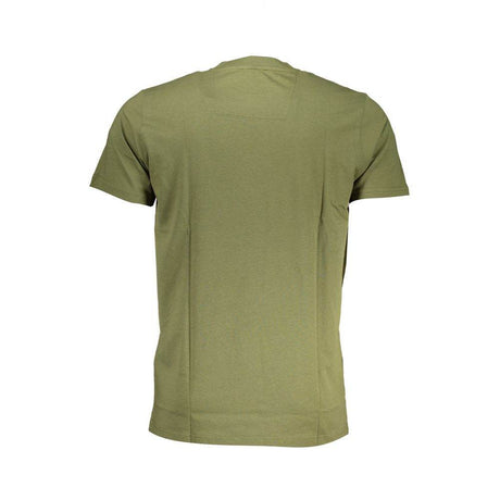 Cavalli Class Green Cotton T-Shirt - Hilstor
