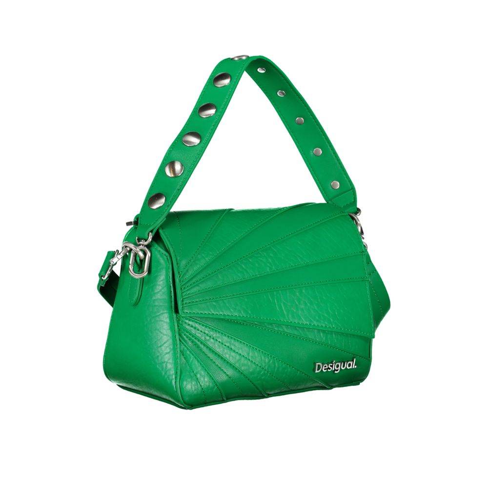 Desigual Green Polyethylene Handbag - Hilstor