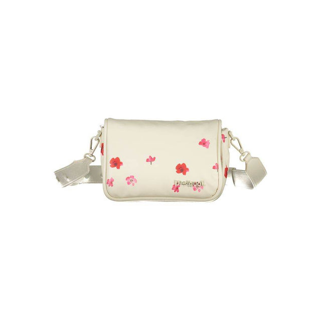Desigual White Polyethylene Handbag - Hilstor
