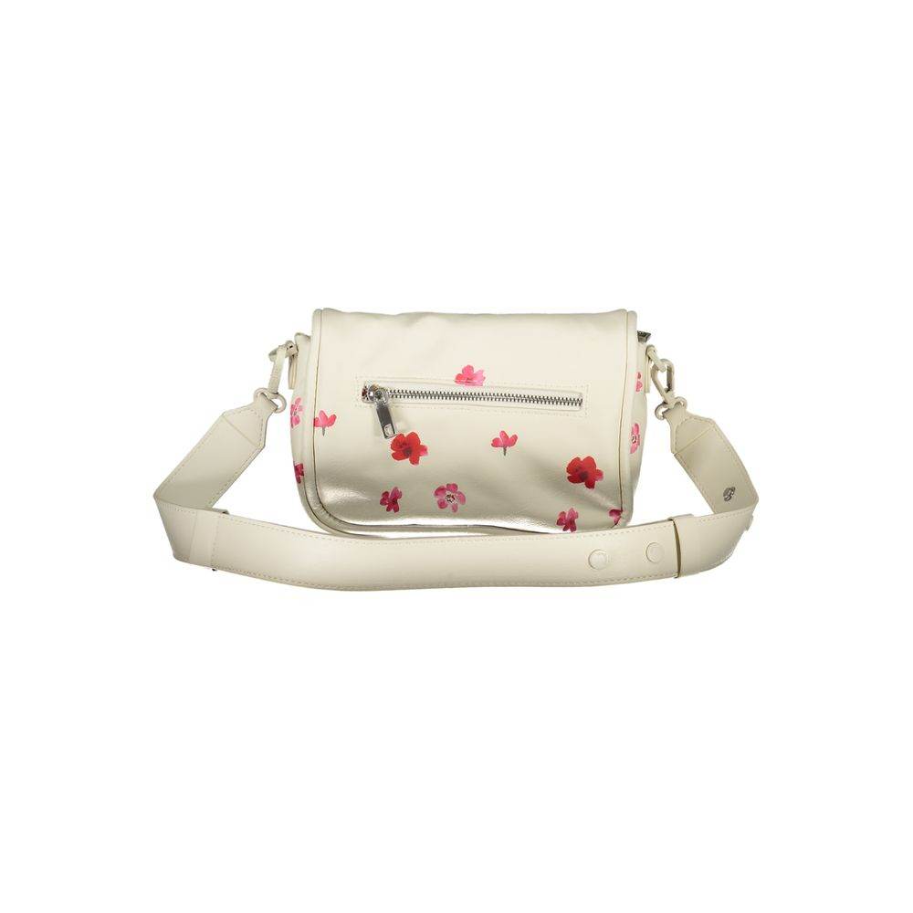 Desigual White Polyethylene Handbag - Hilstor