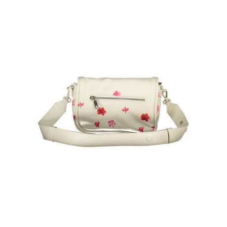 Desigual White Polyethylene Handbag - Hilstor