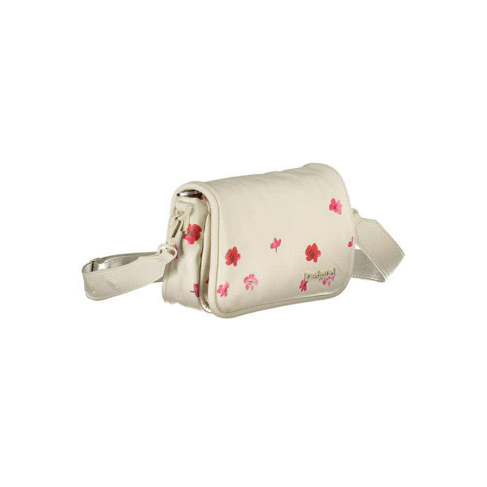 Desigual White Polyethylene Handbag - Hilstor
