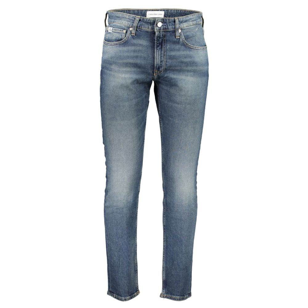 Calvin Klein Blue Cotton Men Jeans - Hilstor