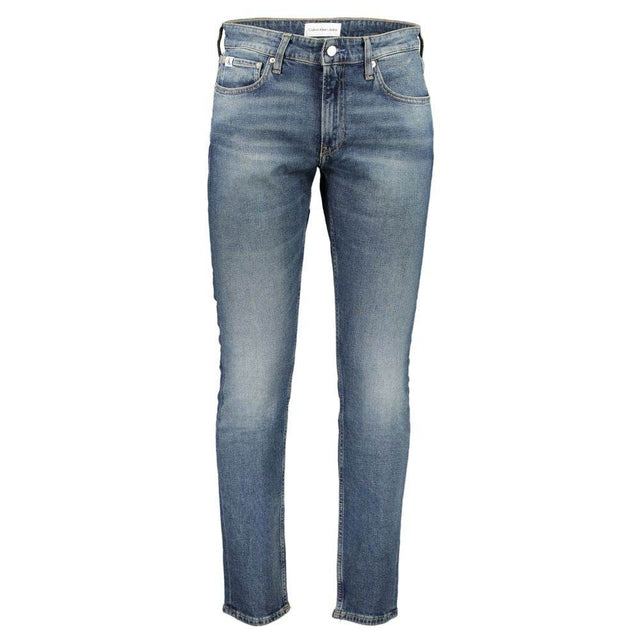 Calvin Klein Blue Cotton Men Jeans - Hilstor