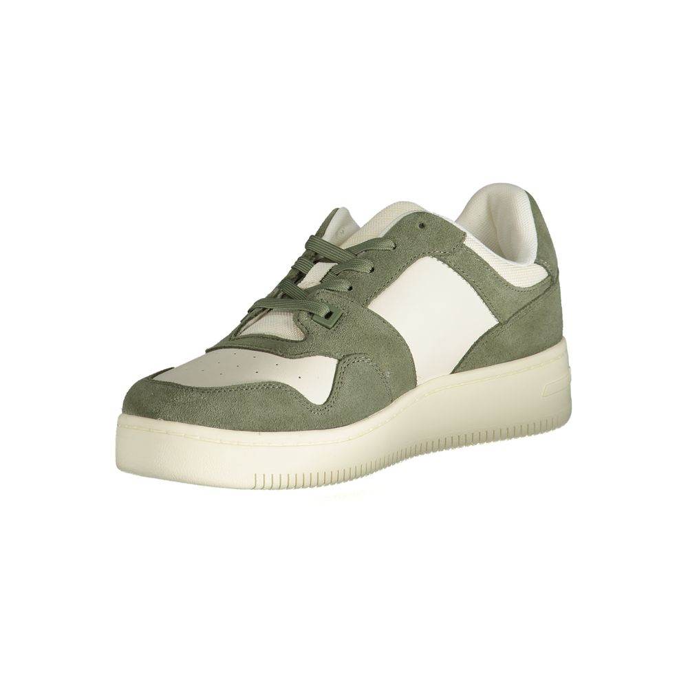 Tommy Hilfiger Green Polyester Sneaker - Hilstor