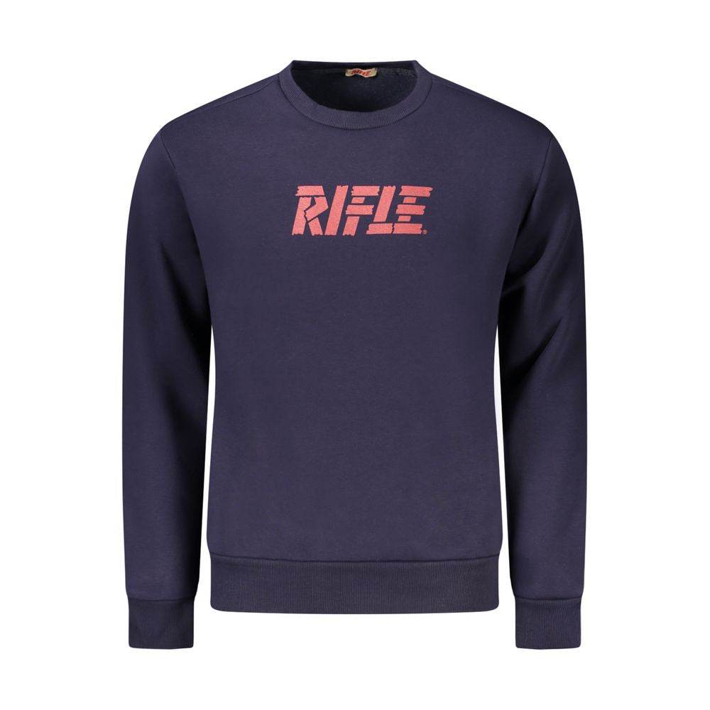 Rifle Blue Cotton Men Sweater - Hilstor