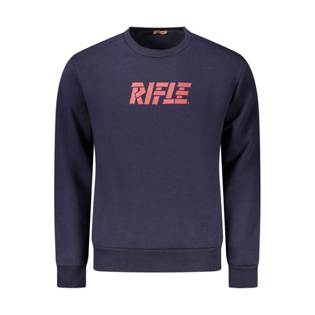 Rifle Blue Cotton Men Sweater - Hilstor
