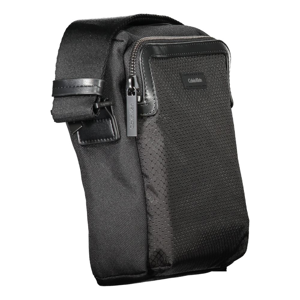 Calvin Klein sort polyester skuldertaske til mænd