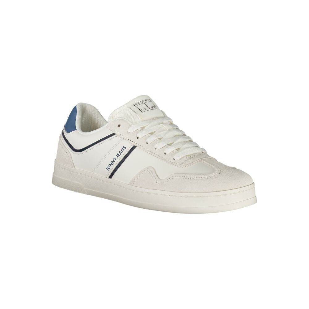 Tommy Hilfiger White Polyethylene Men Sneaker - Hilstor
