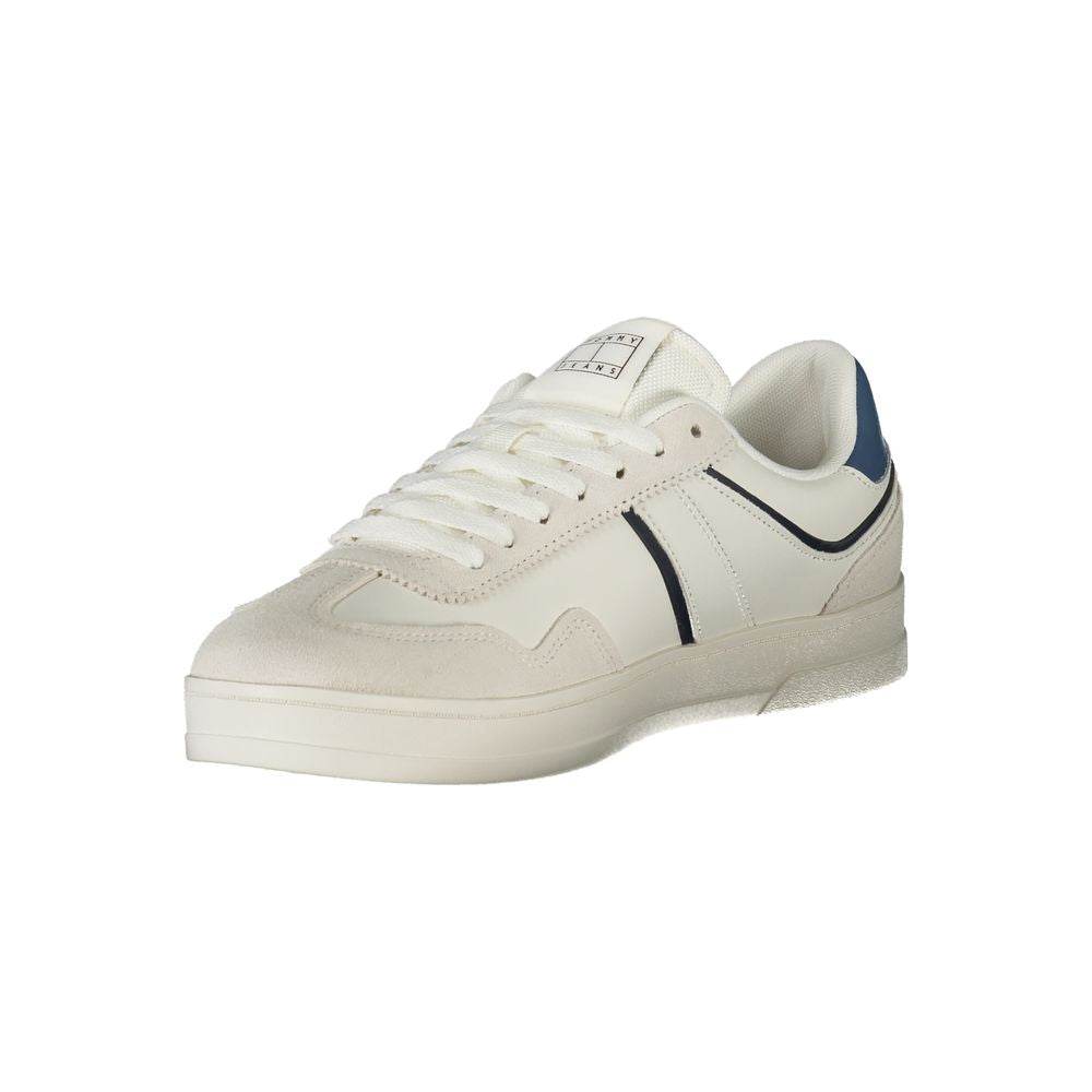 Tommy Hilfiger White Polyethylene Men Sneaker - Hilstor