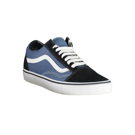Vans Blue Leather Men Sneaker - Hilstor