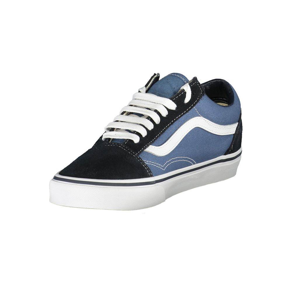 Vans Blue Leather Men Sneaker - Hilstor