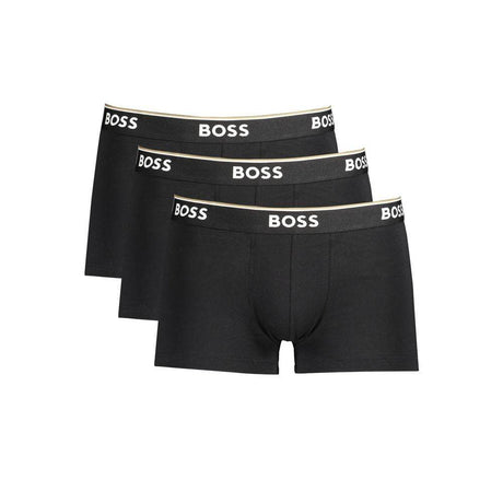 Hugo Boss Black Cotton Men Boxer Underwear Pack - Hilstor