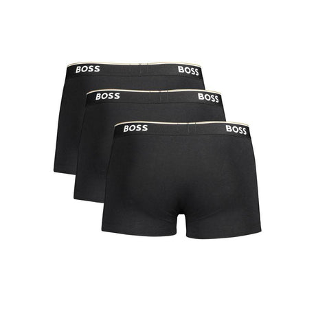 Hugo Boss Black Cotton Men Boxer Underwear Pack - Hilstor