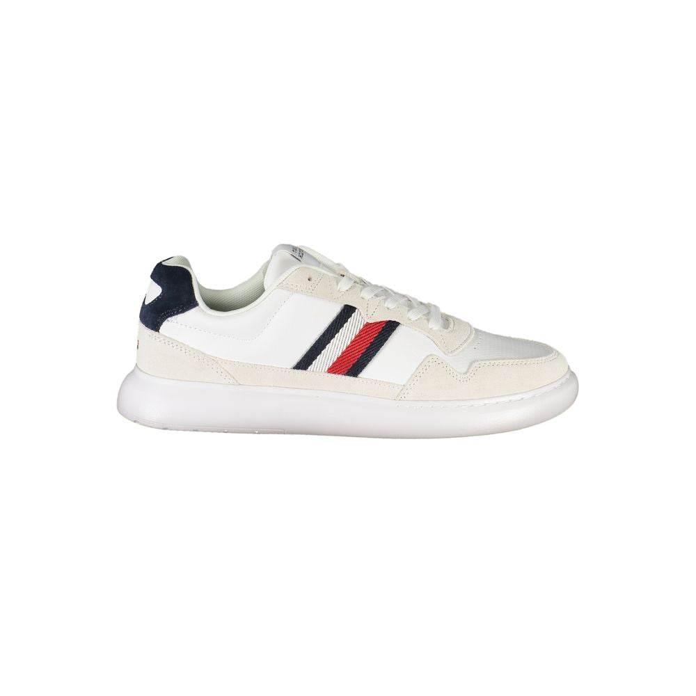 Tommy Hilfiger White Leather Men Sneaker - Hilstor