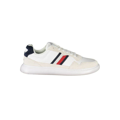 Tommy Hilfiger White Leather Men Sneaker - Hilstor