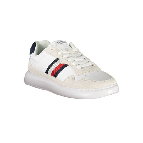 Tommy Hilfiger White Leather Men Sneaker - Hilstor