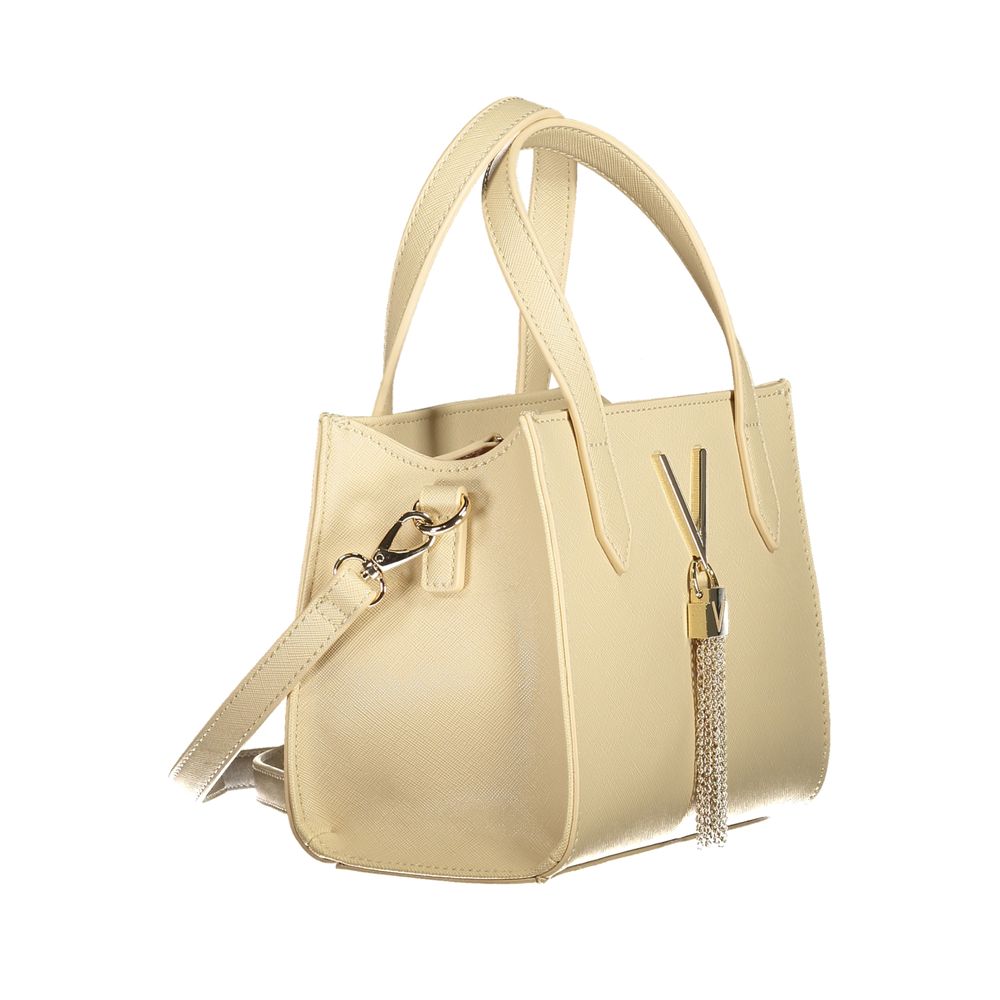 Valentino Tasker Beige Polyethylene Håndtaske til kvinder