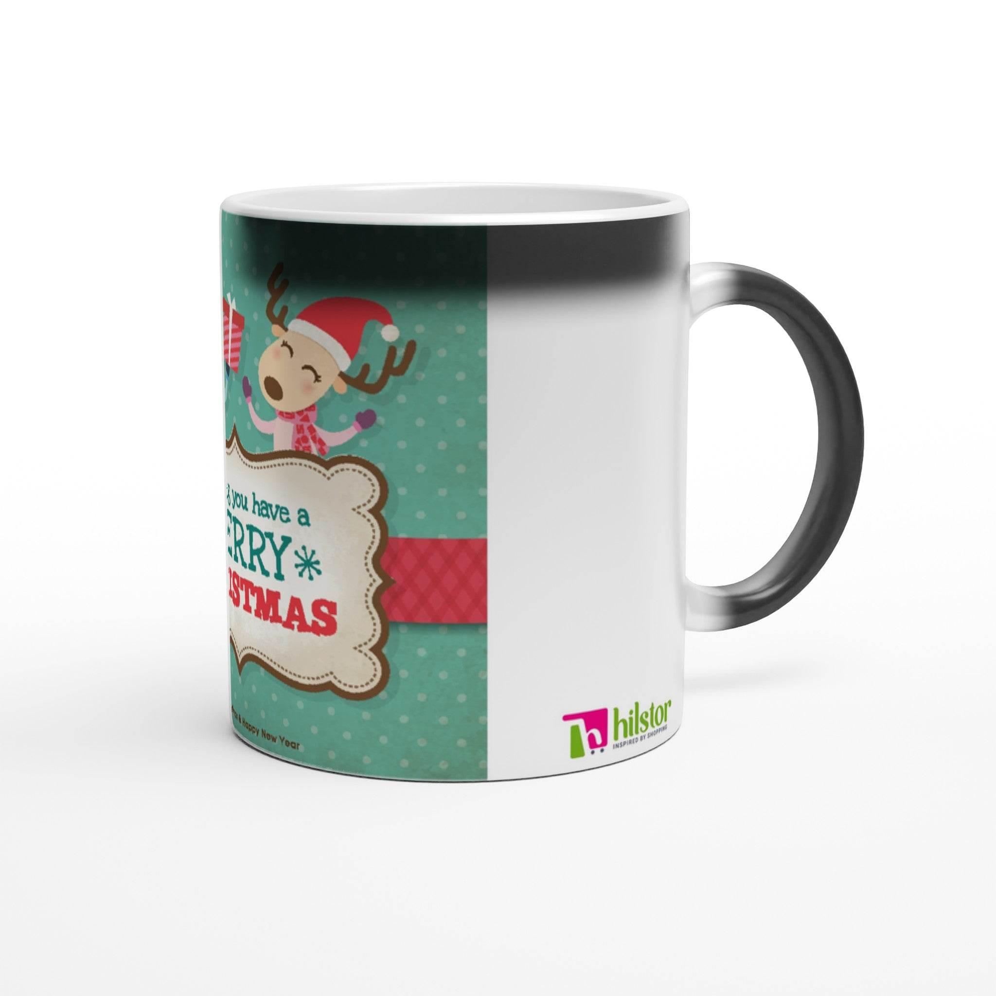 Magic 11oz Ceramic Mug - Merry Christmas - Hilstor