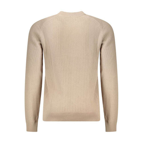 Hugo Boss Beige Cotton Men Sweater - Hilstor