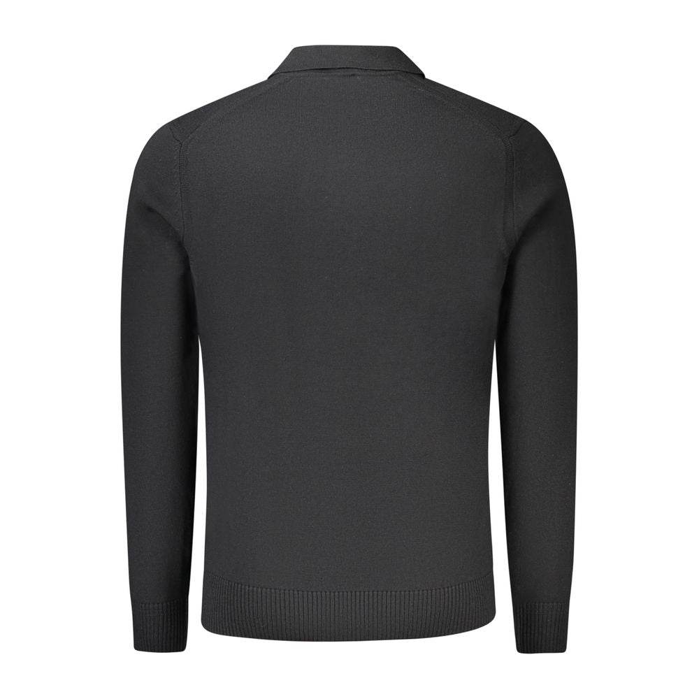 Hugo Boss Black Wool Men Sweater - Hilstor