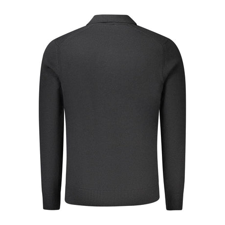 Hugo Boss Black Wool Men Sweater - Hilstor