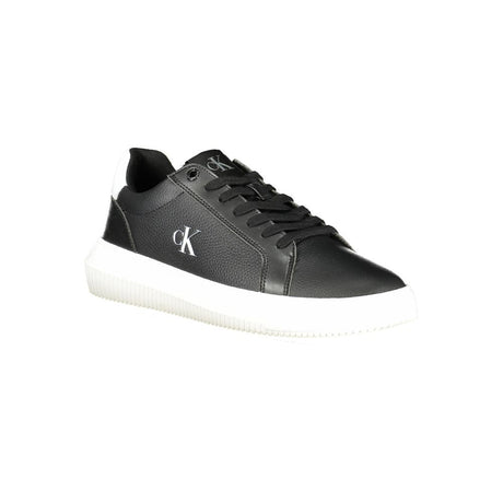 Calvin Klein sort læder herre sneaker