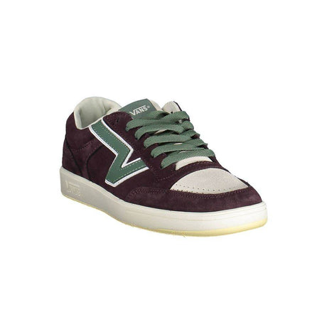 Vans Purple Leather Men Sneaker - Hilstor