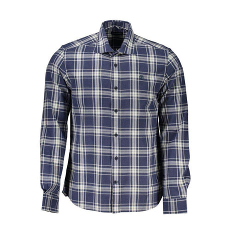 North Sails Blue Cotton Men Shirt - Hilstor
