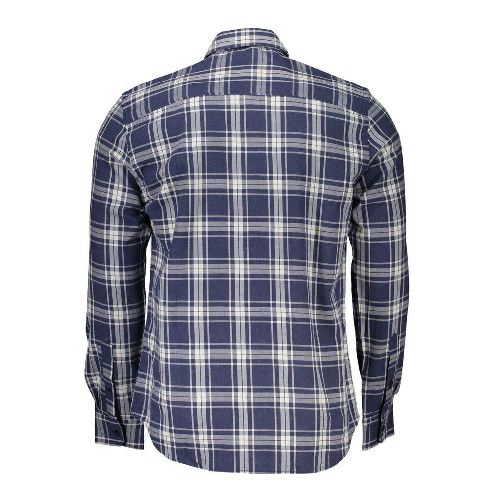 North Sails Blue Cotton Men Shirt - Hilstor