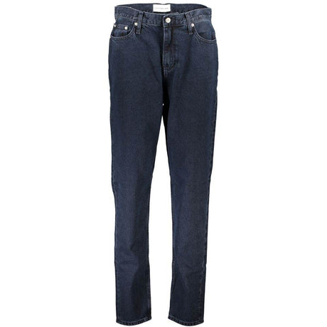 Calvin Klein Blue Recycled Cotton Women Jeans - Hilstor