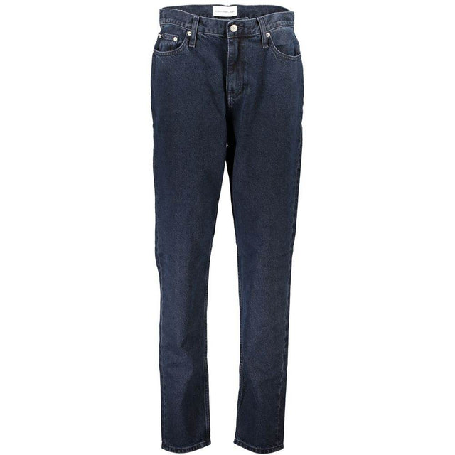 Calvin Klein Blue Recycled Cotton Women Jeans - Hilstor