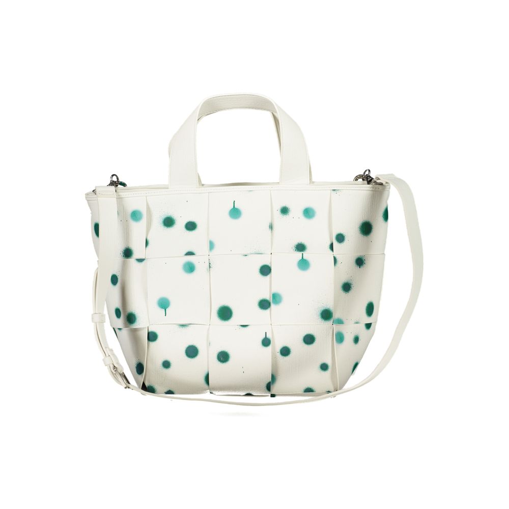 Desigual hvid polyethylen håndtaske