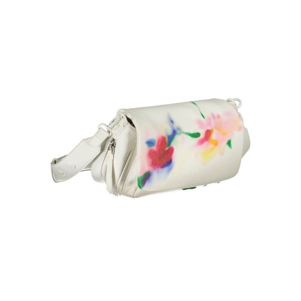 Desigual White Polyethylene Handbag - Hilstor