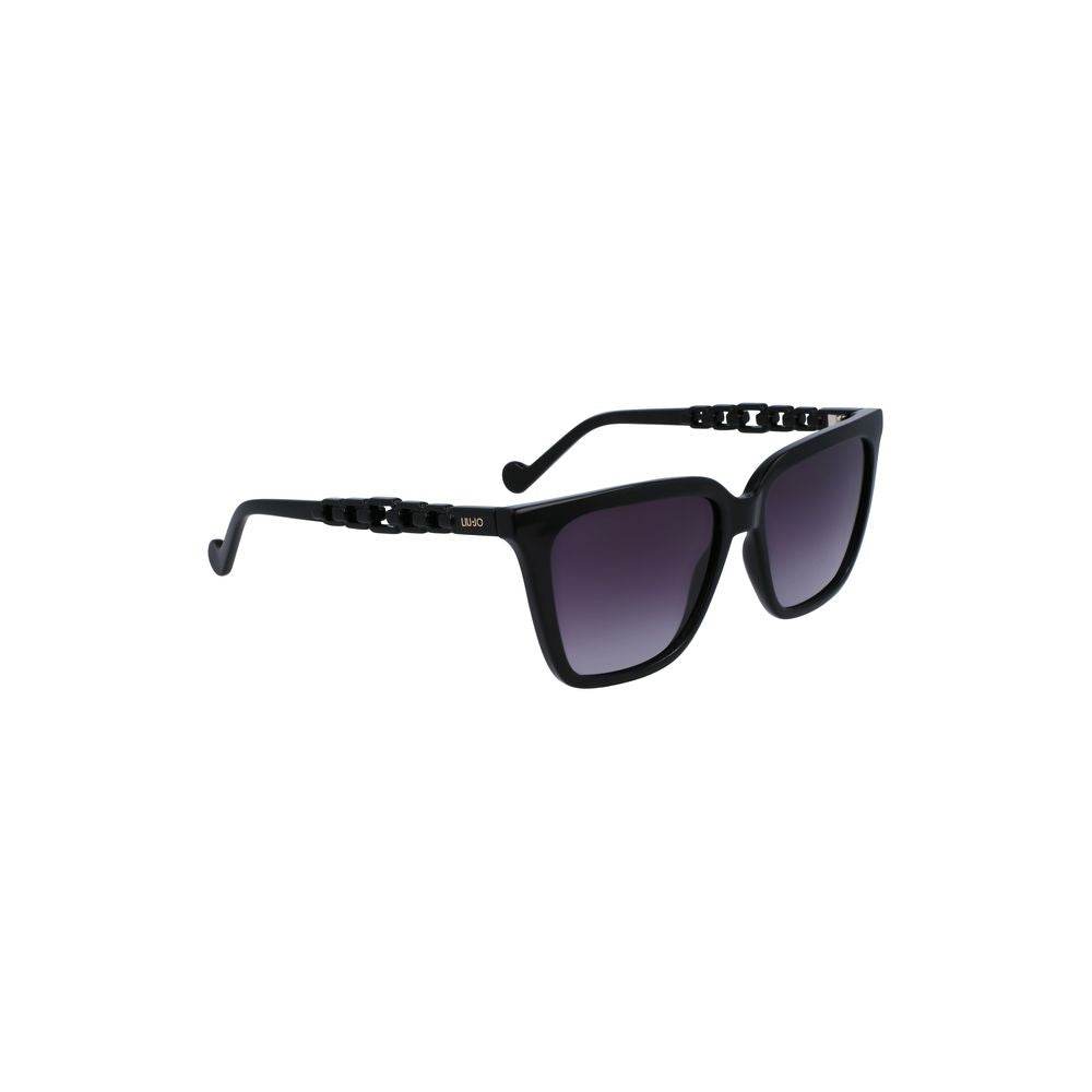 Liu Jo Black Bio Injected Women Sunglasses - Hilstor