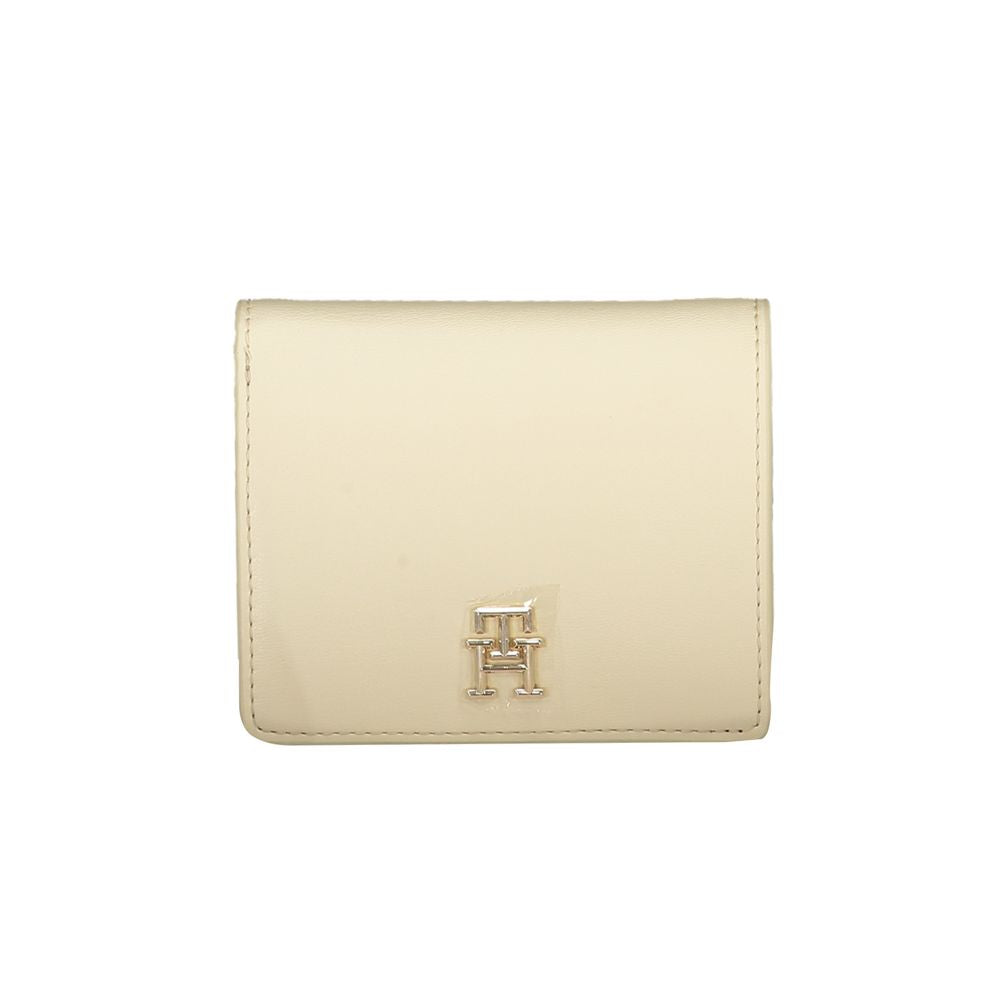Tommy Hilfiger beige pung i polyethylen