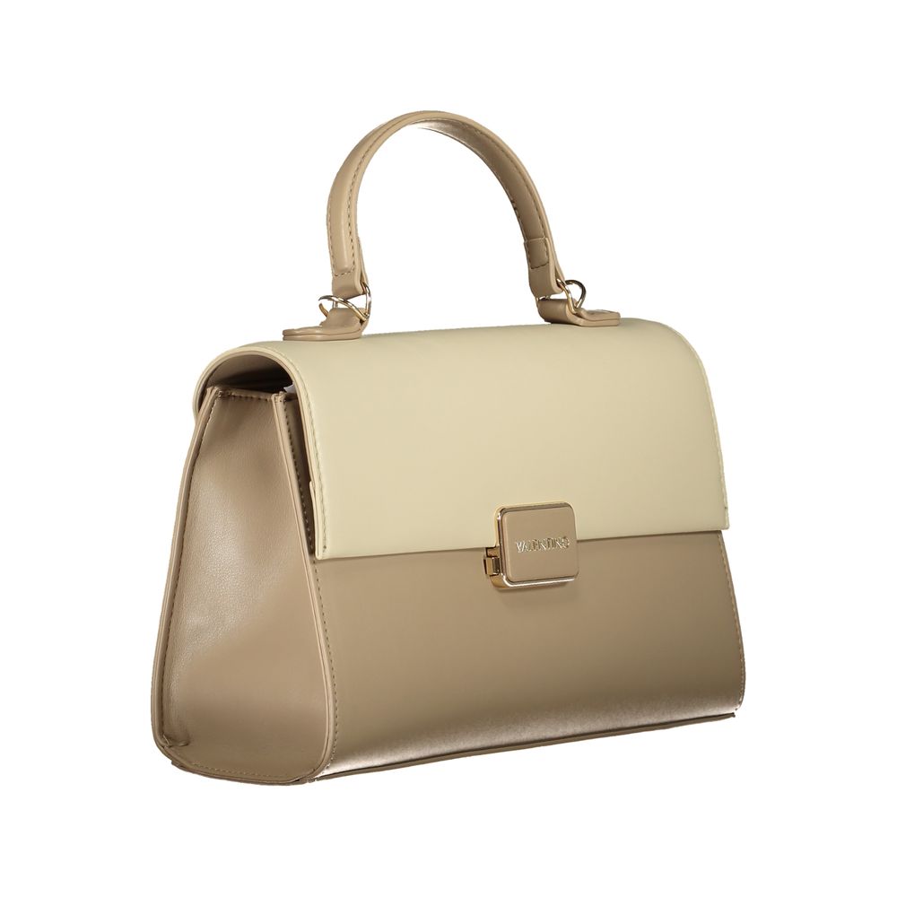Valentino Tasker Beige Polyethylene Håndtaske til kvinder