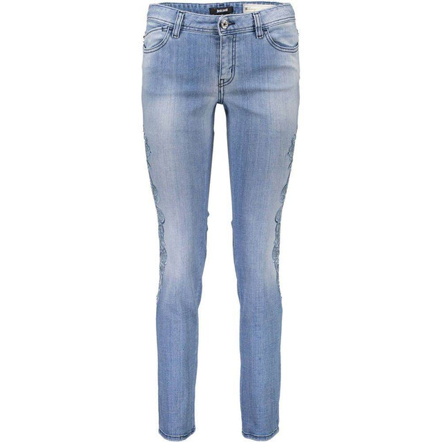 Just Cavalli Blue Cotton Women Jeans - Hilstor