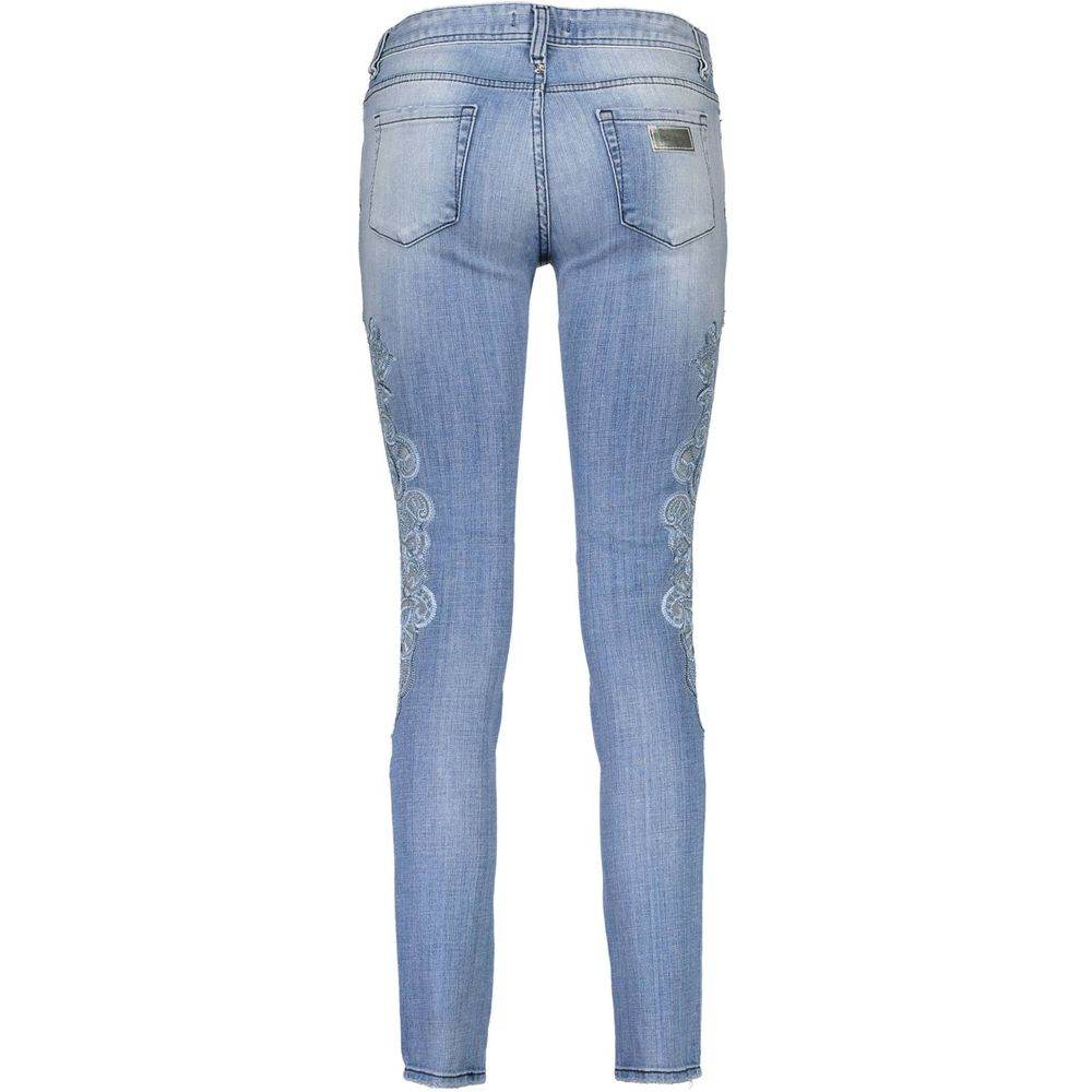 Just Cavalli Blue Cotton Women Jeans - Hilstor
