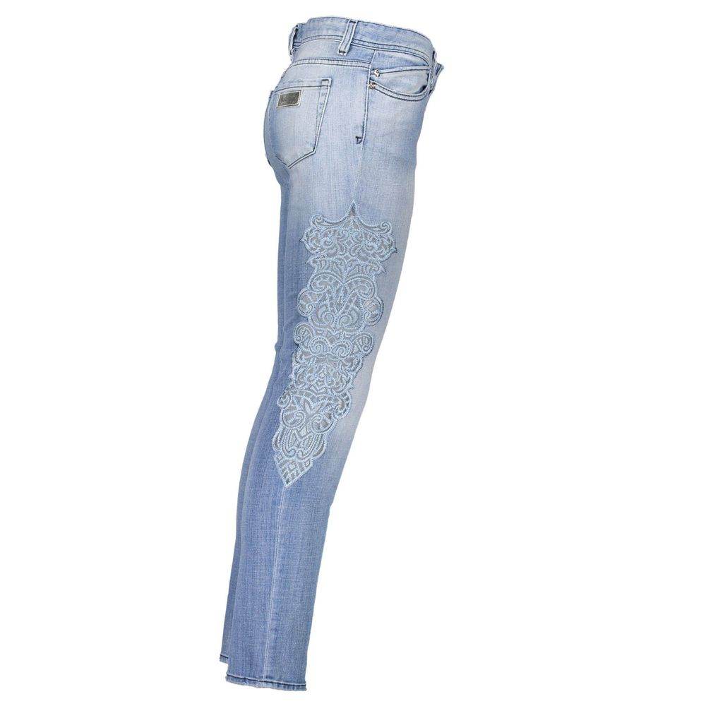 Just Cavalli Blue Cotton Women Jeans - Hilstor